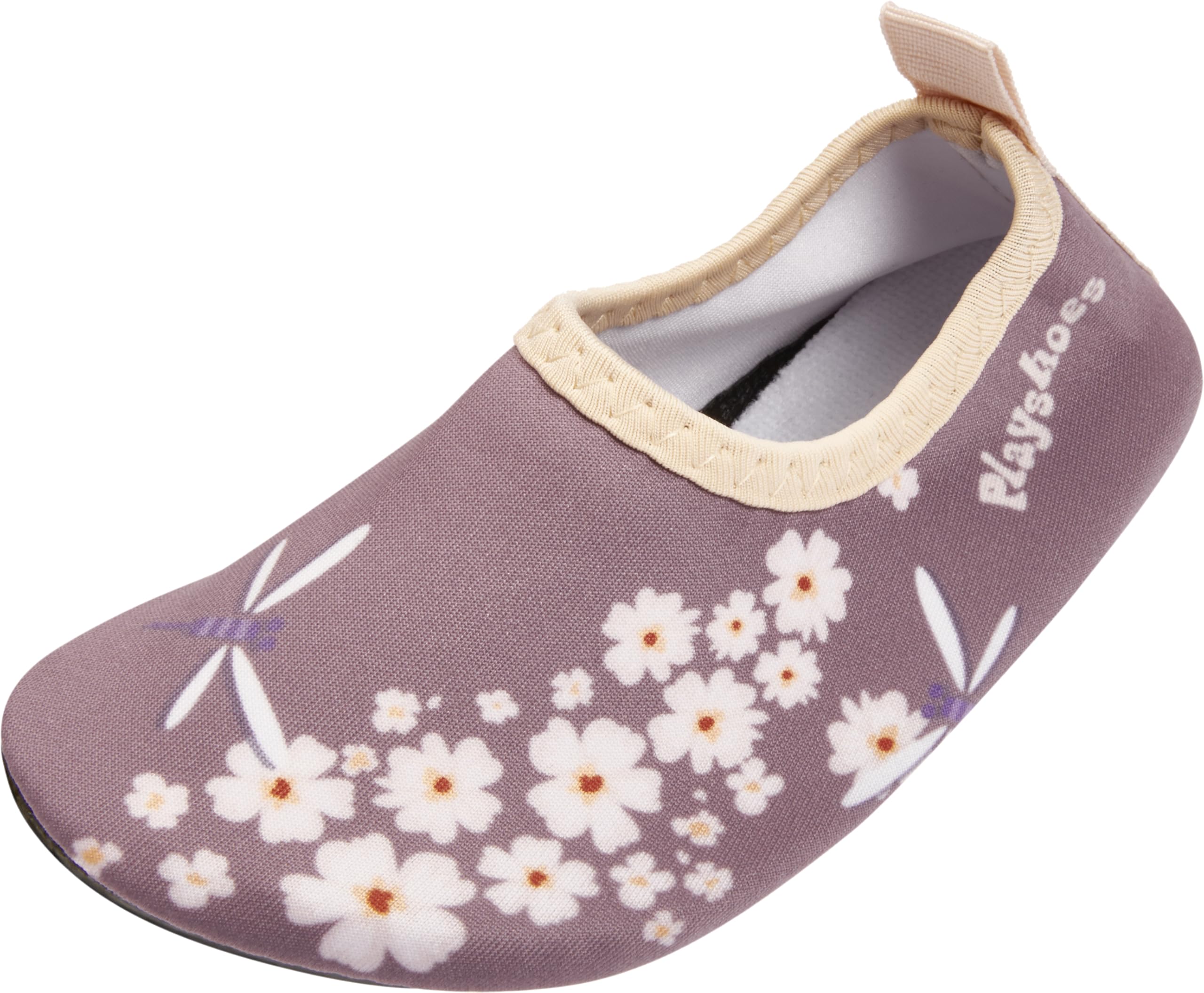 Playshoes Unisex Kid's Wassersportschuh Barefoot Shoes, Purple Flowers, 1.5/2.5 UK Child