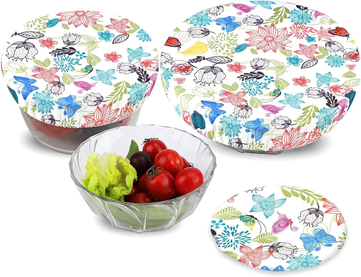 90 PCS Coperchi Ciotola in Plastica Morbida, Copri Alimenti,per la