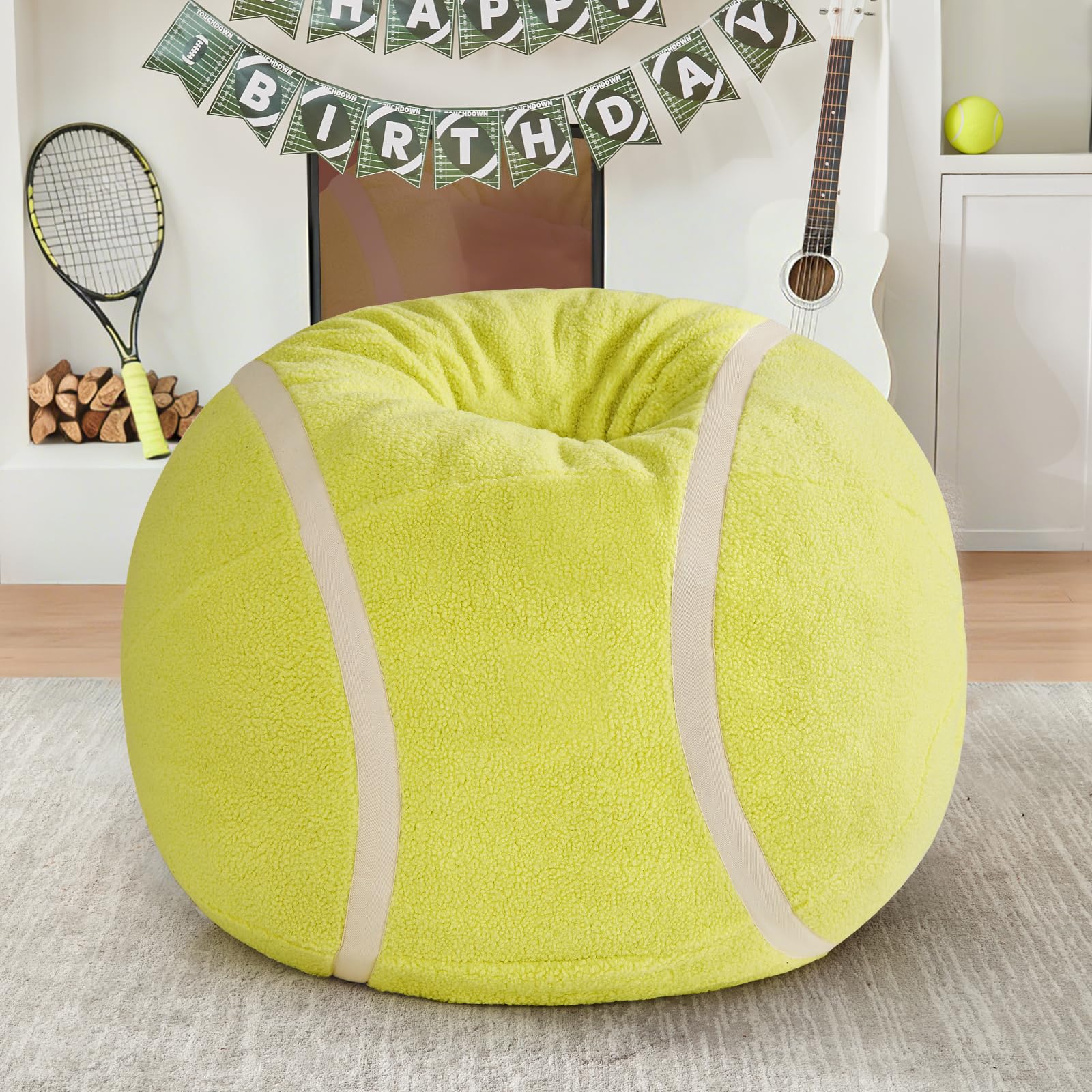 ILPEOD Sports Memory Foam bean bag chair