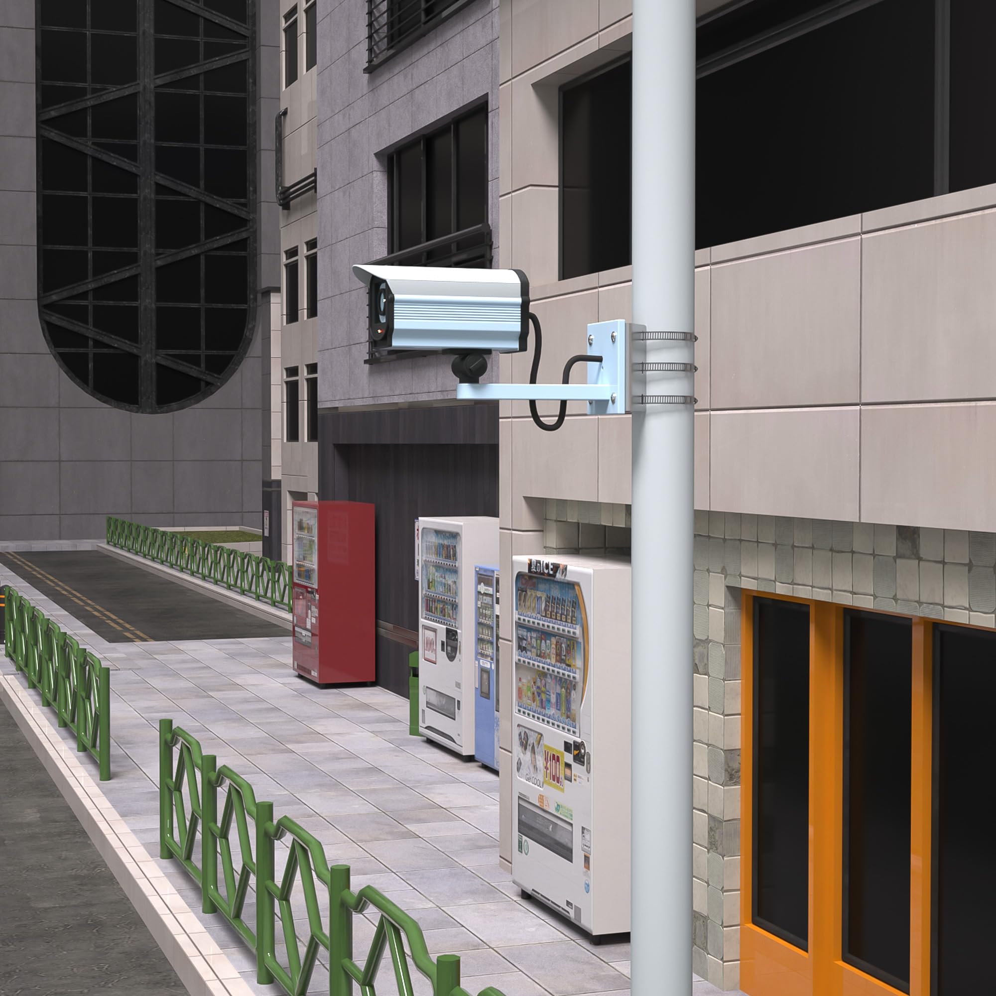 SUPAWAY 2 Surveillance Camera Universal Mast Mount With 6 Adjustable Loops Diameter 200 Mm, Security Camera Mount, Vertical Pole Mount For Stage Lights, Solar Panels, CCTV Cameras - View #13