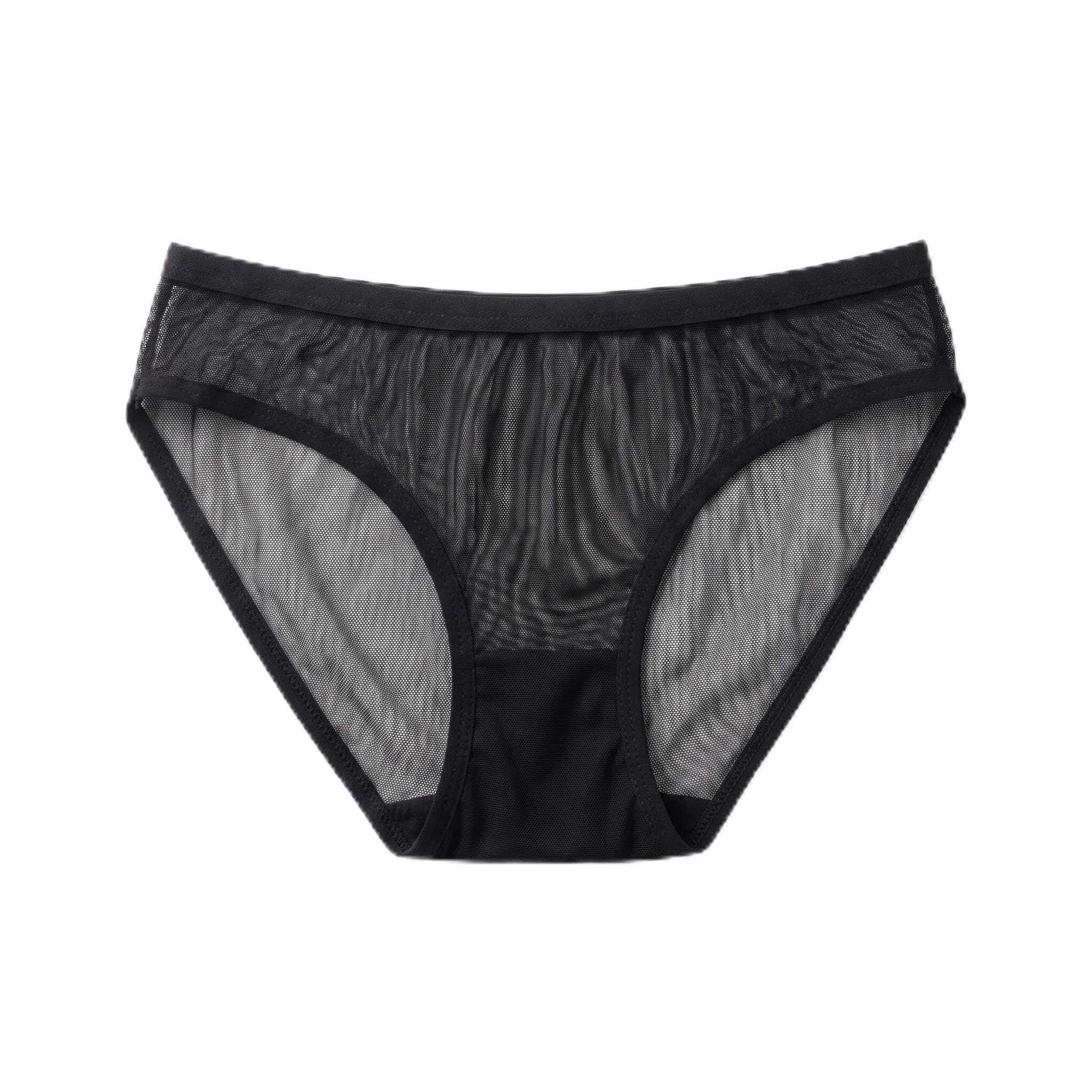 Women's Transparent Mesh Bikini Panty | Soft Low Rise Breathable Bikini-image-19