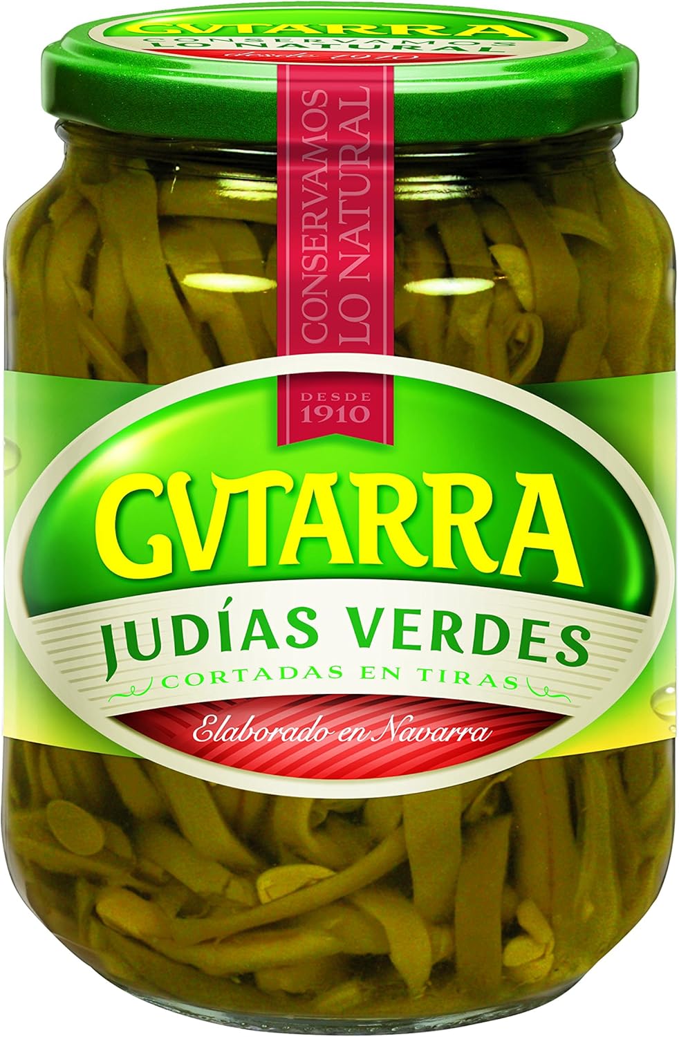 Gvtarra Judías Verdes Cortadas en Tiras, 660g