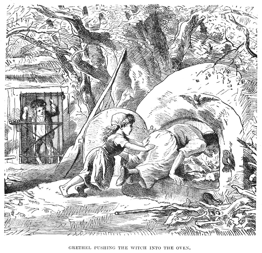 Amazon.com: Grimm Hansel And Gretel NGretel Pushing The Witch Into