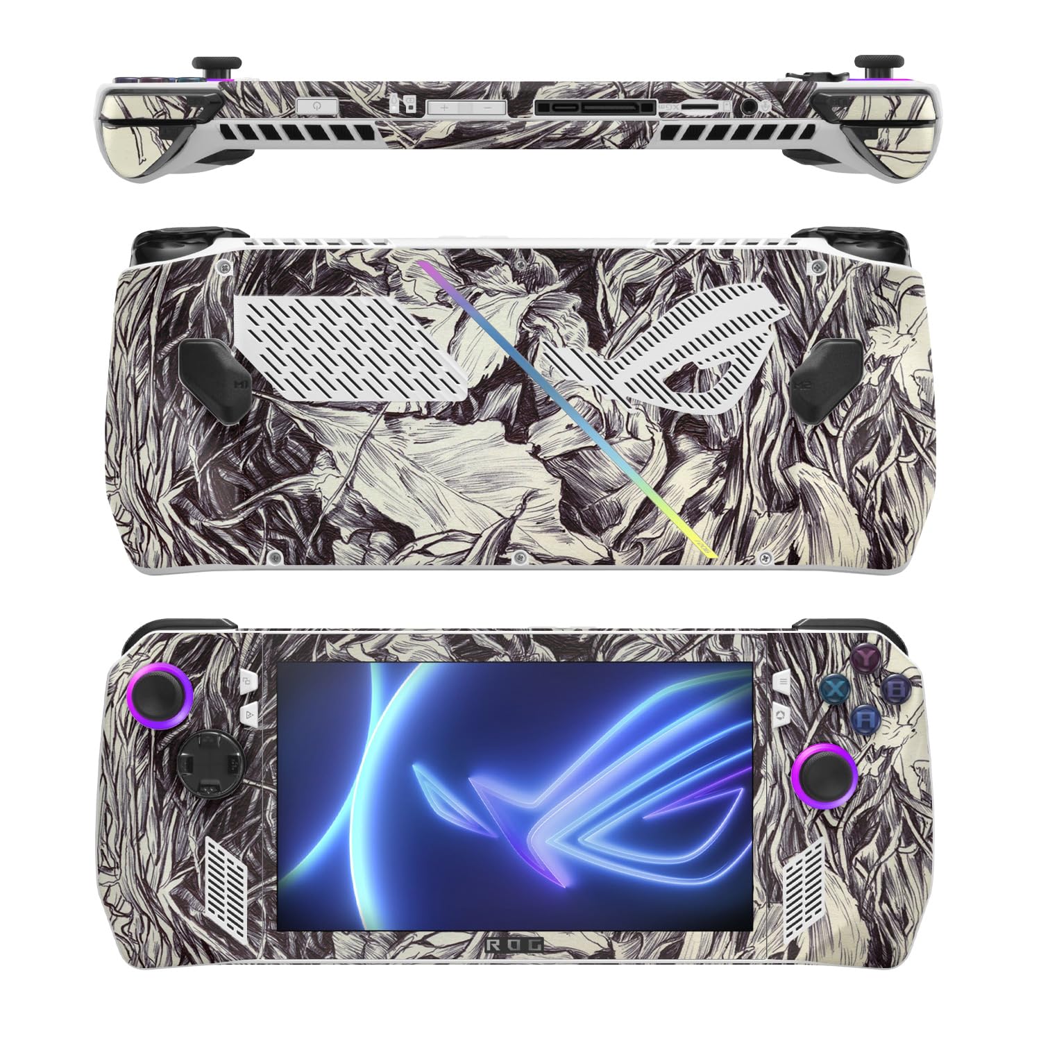 MightySkins Skin Compatible with Asus ROG Ally - Nest Sketch | Protective, Durable, and Unique Vinyl Decal wrap Cover | Easy to Apply, Remove, and Change Styles