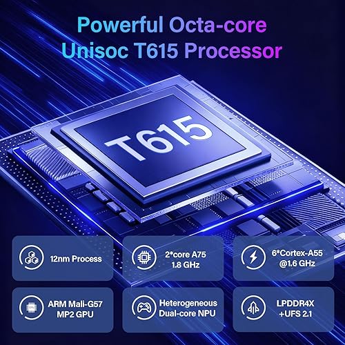 Miniatura 5 de Tablet Android 15 de 11 pulgadas, tabletas 2026 con teclado, 24 GB+256 GB+2 TB expandir, tabletas 2 en 1 con estuche lápiz capacitivo, batería de