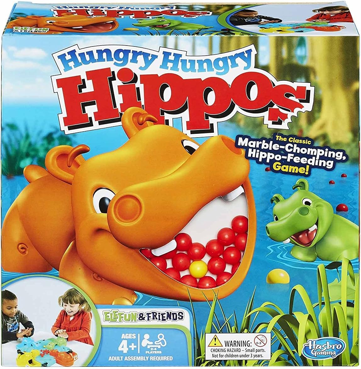 HasbroHungry Hippos Game - English