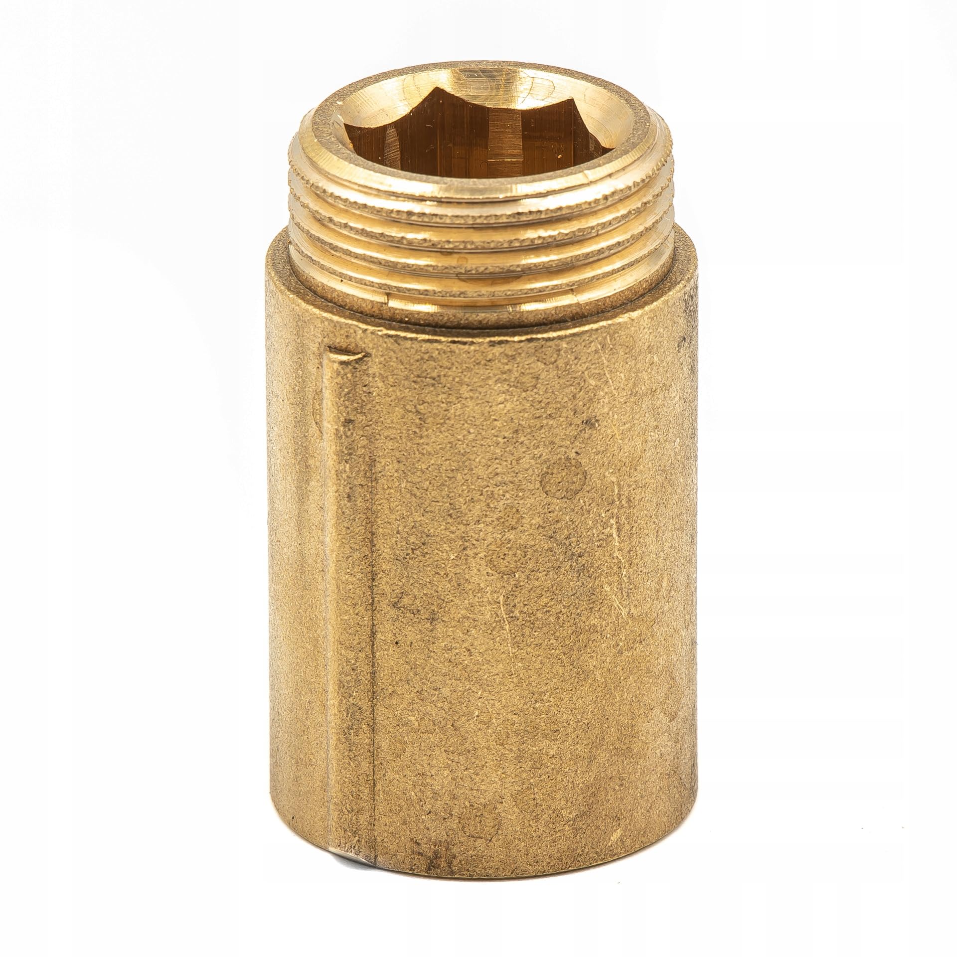 Rallonge De Robinet Laiton CuZn40Pb2 - Filetage M-F, 10 Bar, 120°C, Pour Eau, Chauffage, Air Comprimé