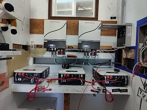 Miniatura 7 de Inversor de fase dividida 120VAC 60Hz 48V 6500W LV6548 Fuera del cargador solar del inversor de la rejilla