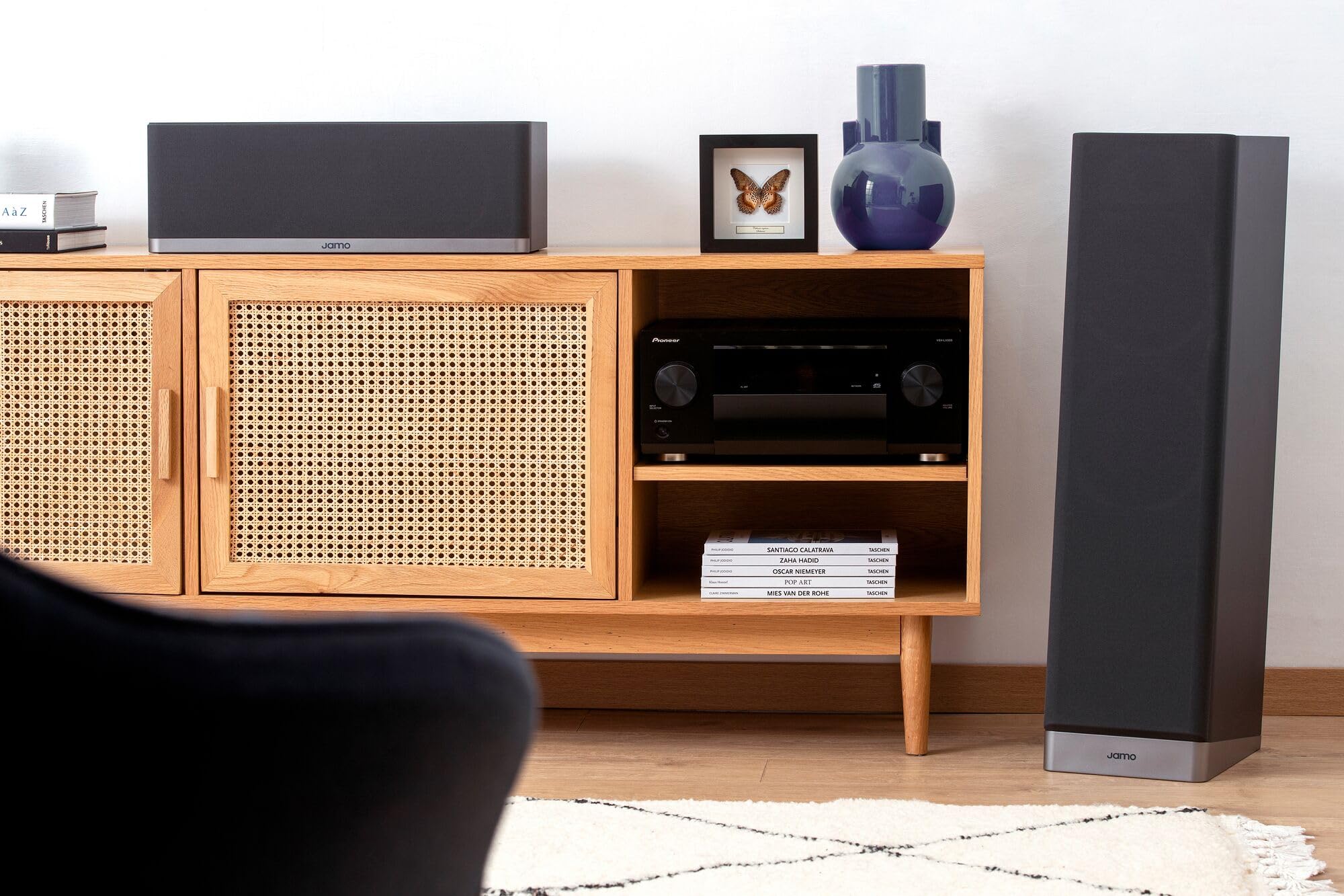 Jamo S7-25C Center Channel BLUD FJORD Altavoz de Canal Central con woofers de 8.4 cm Azul