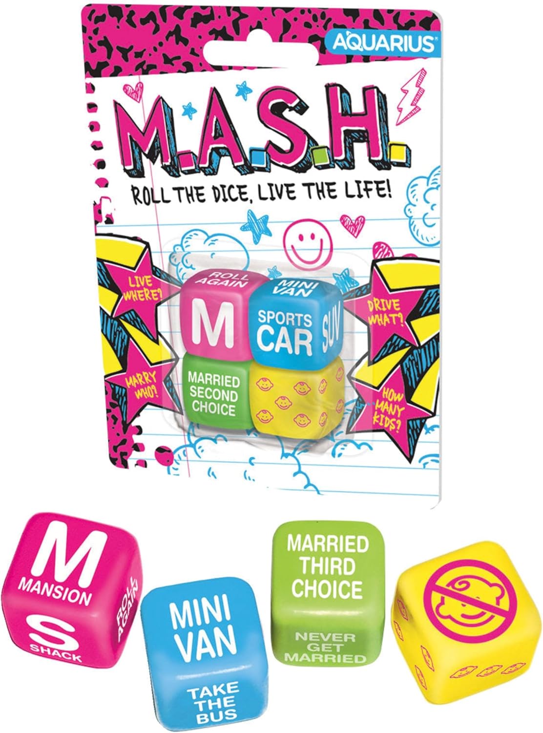 ICUP M.A.S.H. Game Dice Set