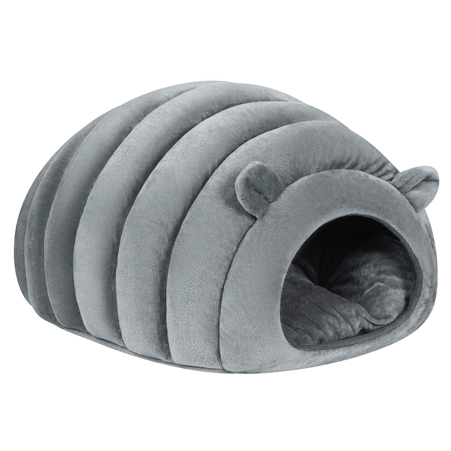 Morbida cuccia per animali domestici, divano 2 in 1, portatile, per gatti, cuccioli, sacco a pelo, tappeto pieghevole per animali domestici, a forma di caverna, a forma di ciabatta,