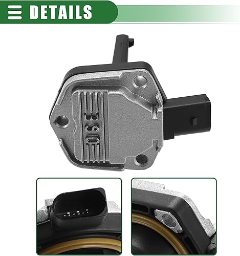 Miniatura 6 de Motoforti Sensor de nivel de aceite de coche, unidad de envío de aceite del motor, para Audi A3 2006-2013, plástico metálico, No.06E907660, tono