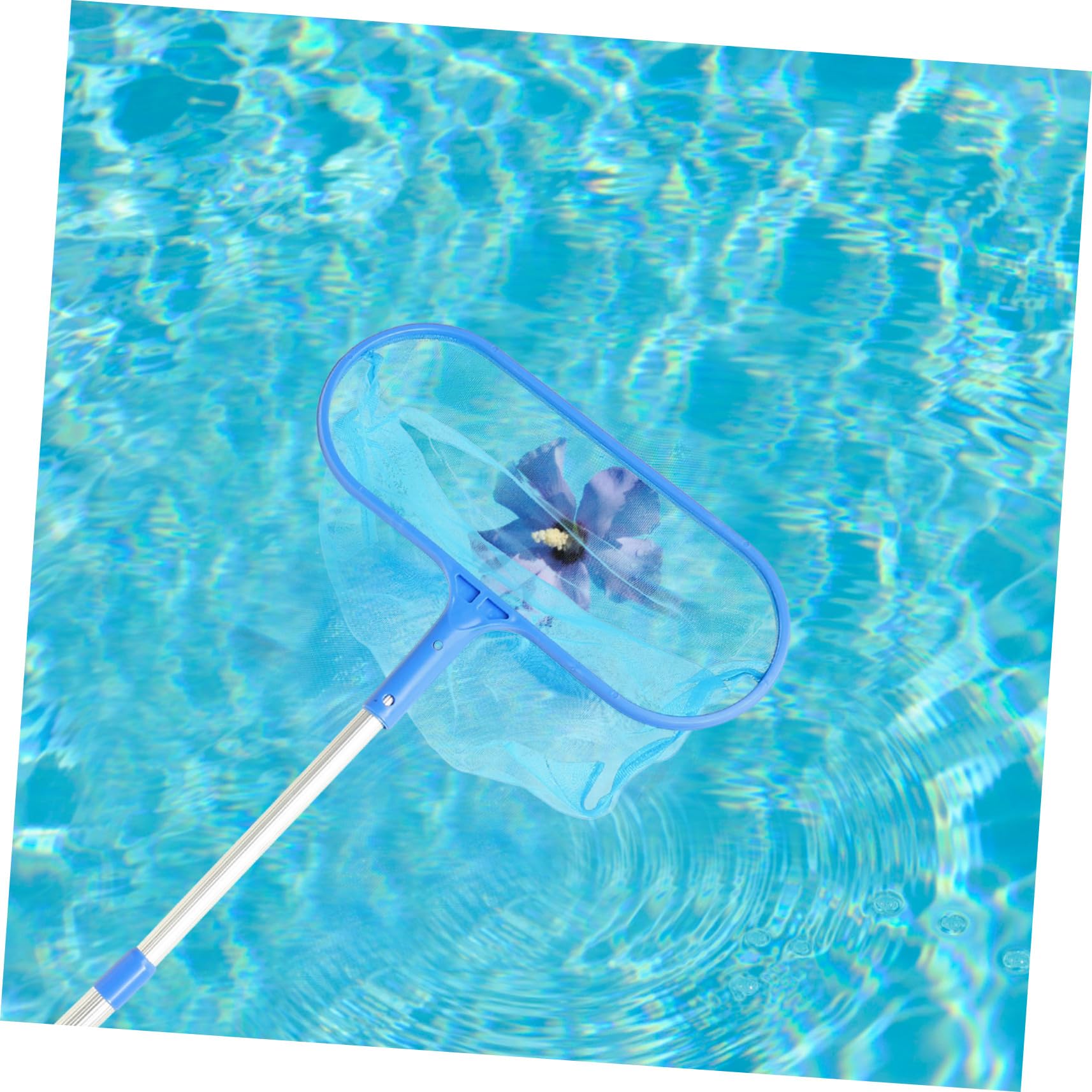 PartyKindom Recogedora para Limpieza Skimmer De Piscina Telescópica Accesorios para Piscina Equipo De Limpieza De Piscina para Piscina Cesta para Skimmer De Piscina