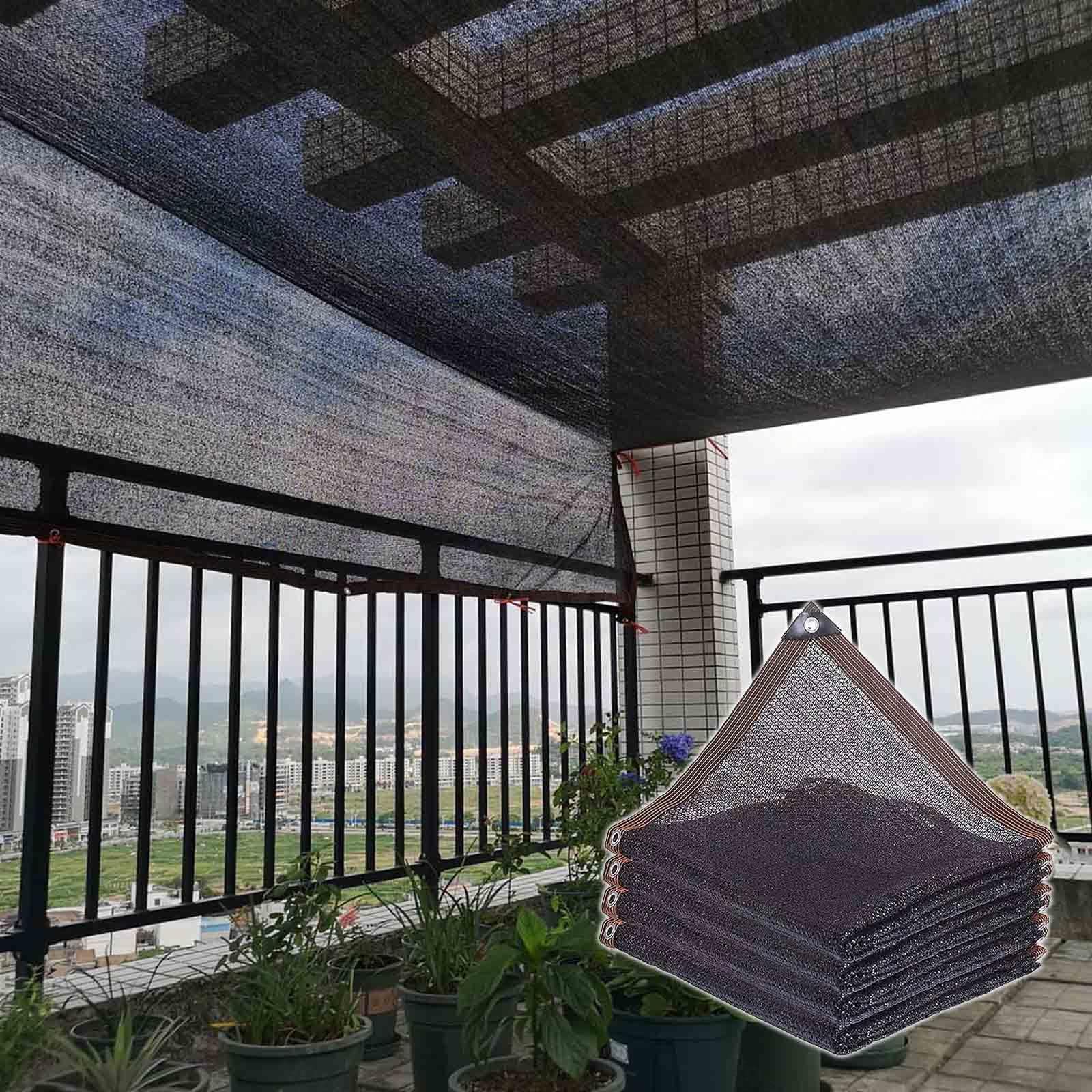 Voile Ombrage Filet D'Ombrage Tissu D'ombrage De Maille De Pare-soleil Filet De Maille D'isolation Thermique à 90%, Maille De Protection Solaire, Filet D 'ombrage De Cour De Voiture Résistant à La