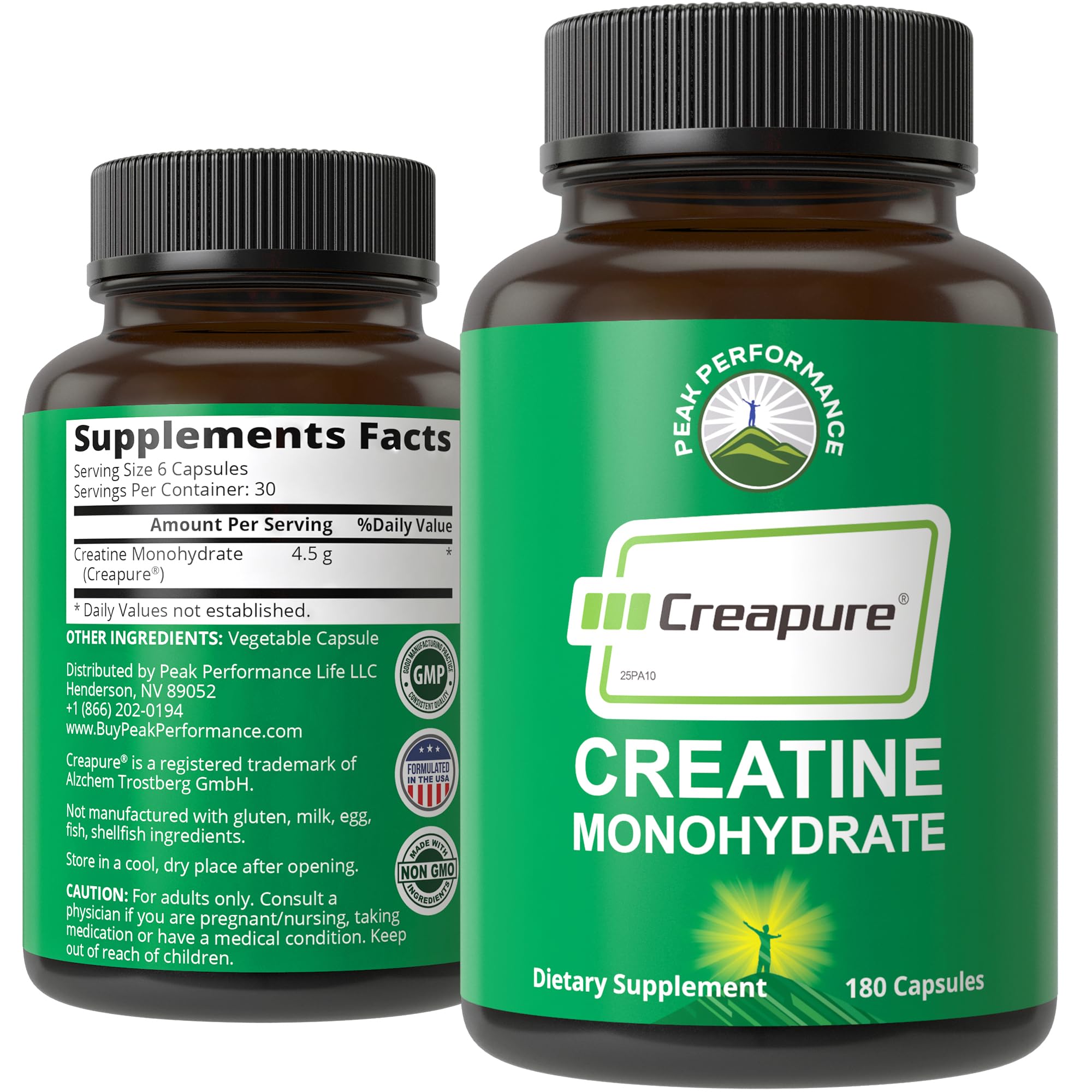 Peak Performance Creapure Creatine Monohydrate