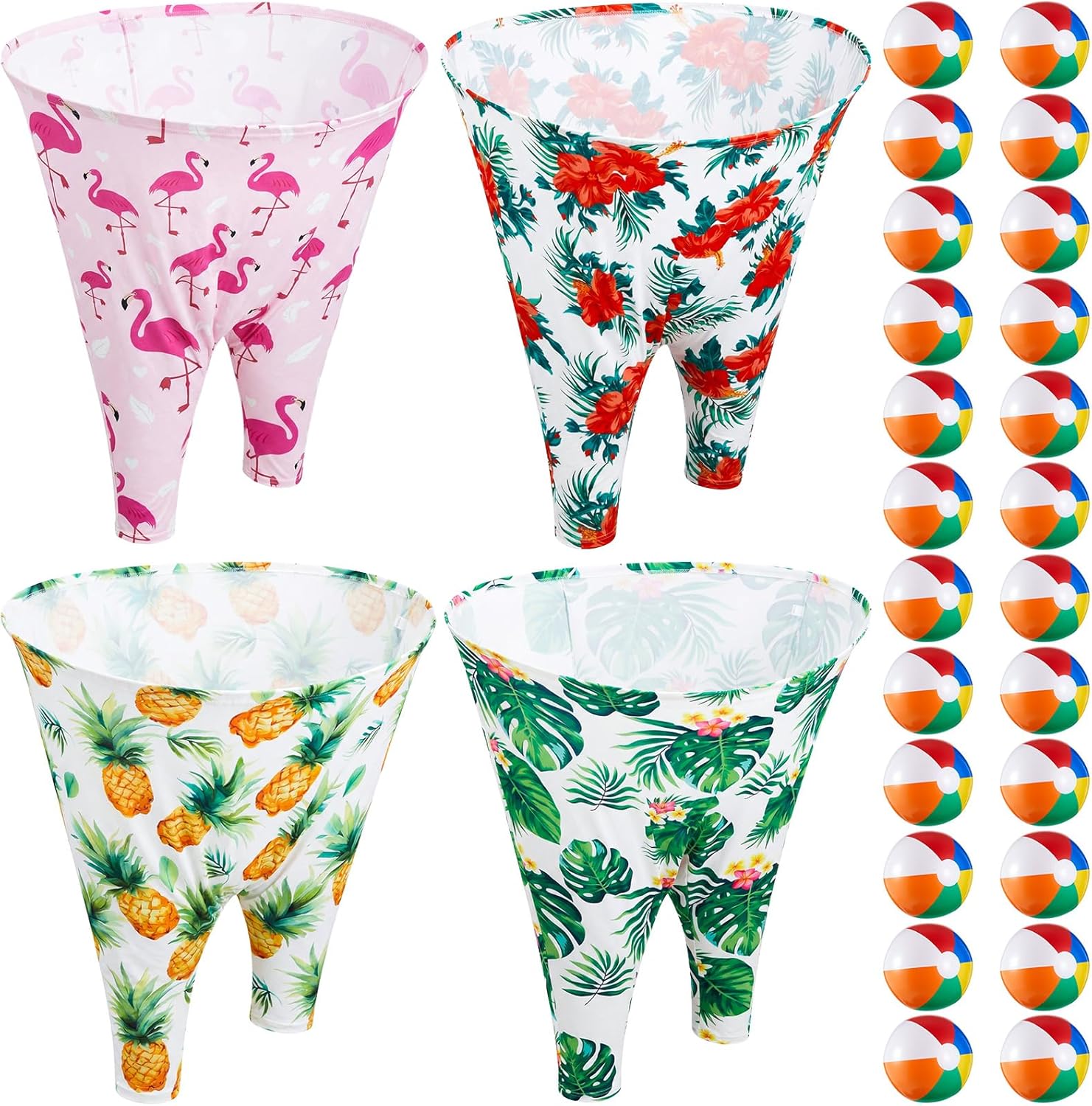 Granny Pants Yard Game with Oversized Pants Bouncy Balls and Pump, Easter Giant Outdoor Tossing Game for Family Reunion Backyard Carnival Party Gathering