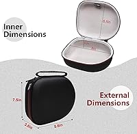 Vista 2 de Funda para auriculares y cascos compatible con JBL, Beats, Sony, Soundcore Anker, Raycon, TOZO, SteelSeries, Logitech, Jabra, Bose, Audio-Technica