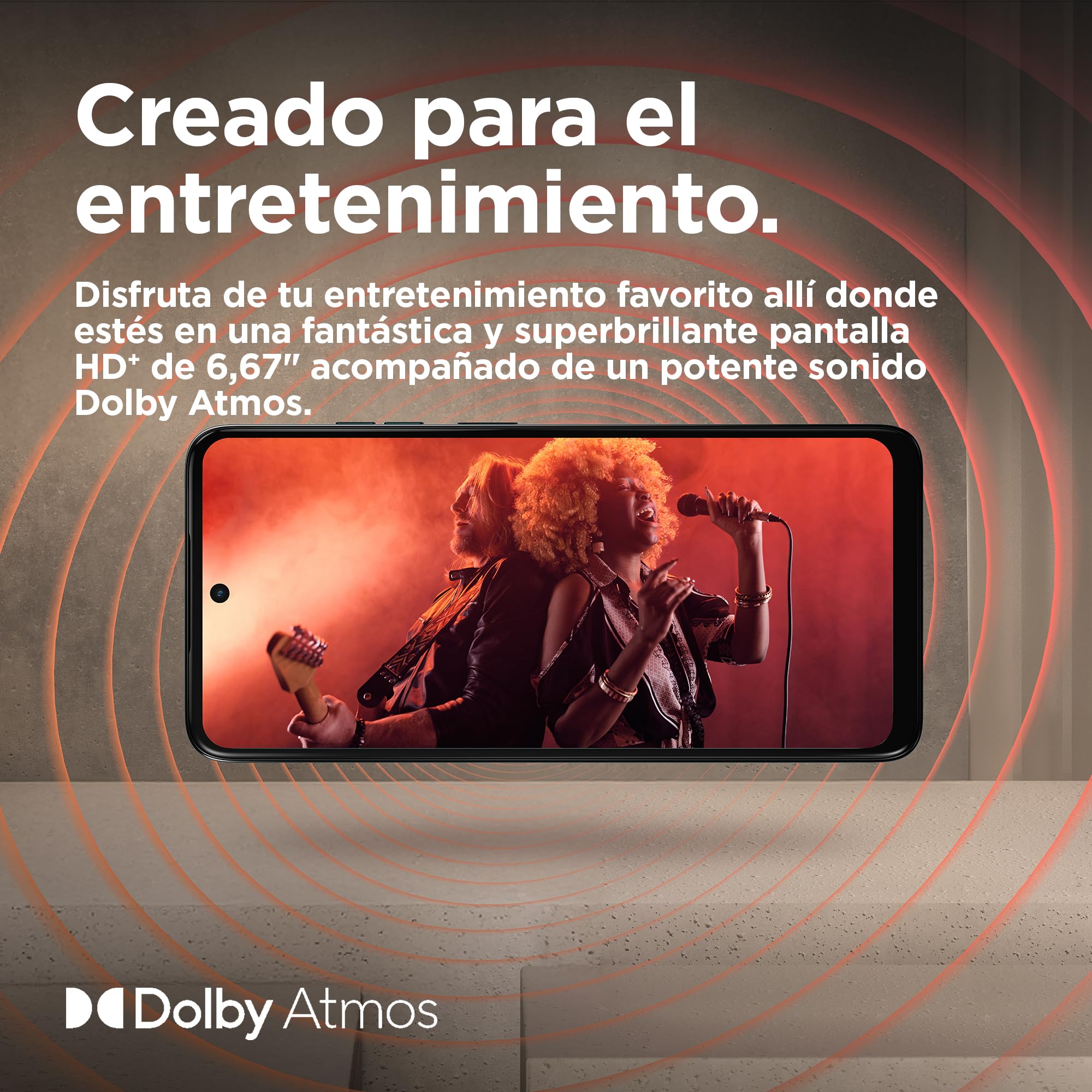 Moto g05 24GB (8G+16GB RAM Boost)/256GB Azul, España, Pantalla superbrillante de 6.67 Pulgadas, Sistema de cámaras de 50 MP, Modo Retrato con IA, Soft luxe, Corning Gorilla Glass 3, batería 5200 mAh