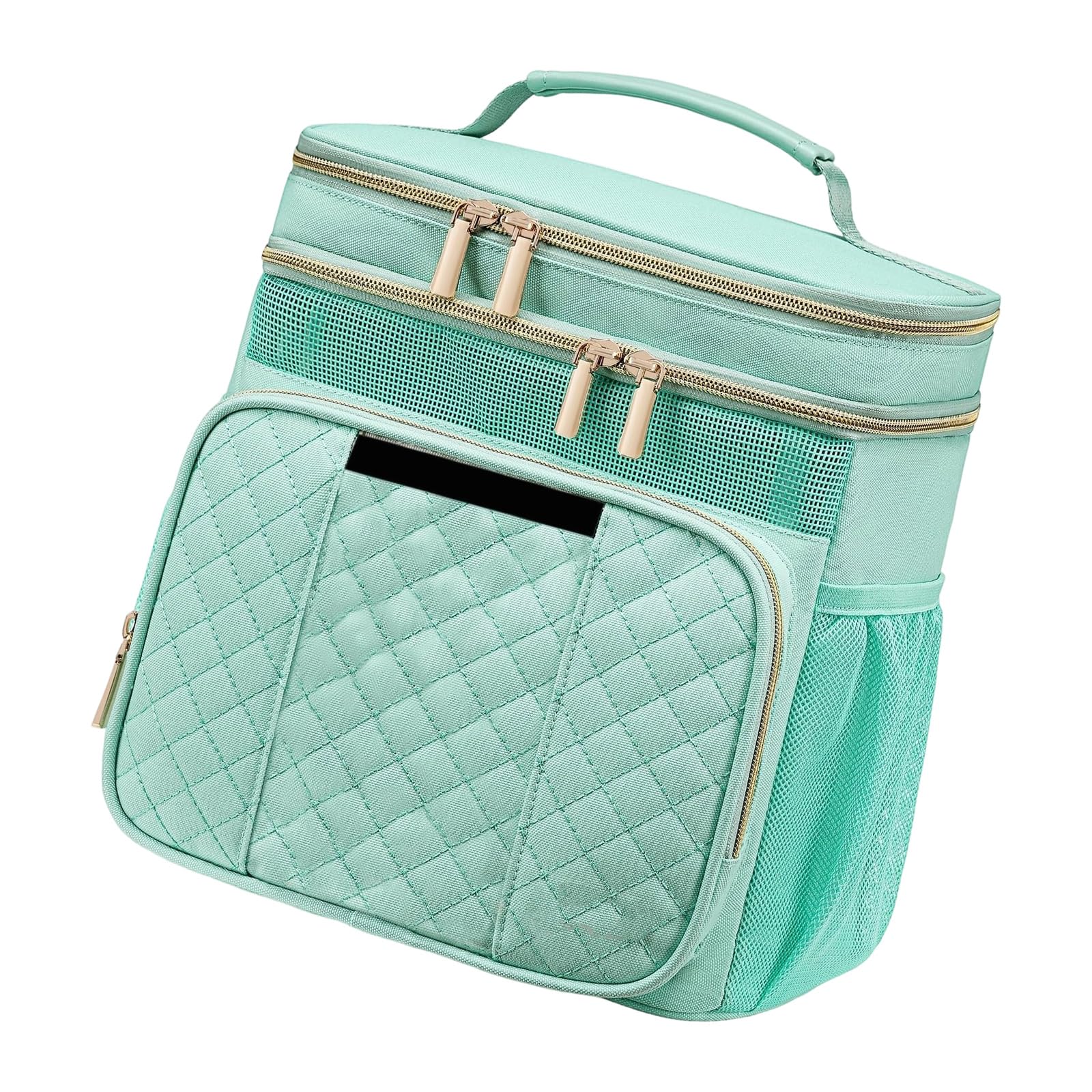 Buxuaaaa Reinforced Hook Bathroom Hanging Bag for Cosmetics Toothbrush Organization Multi Compartments Storage Organiser Travel Storage Bag with Compartments