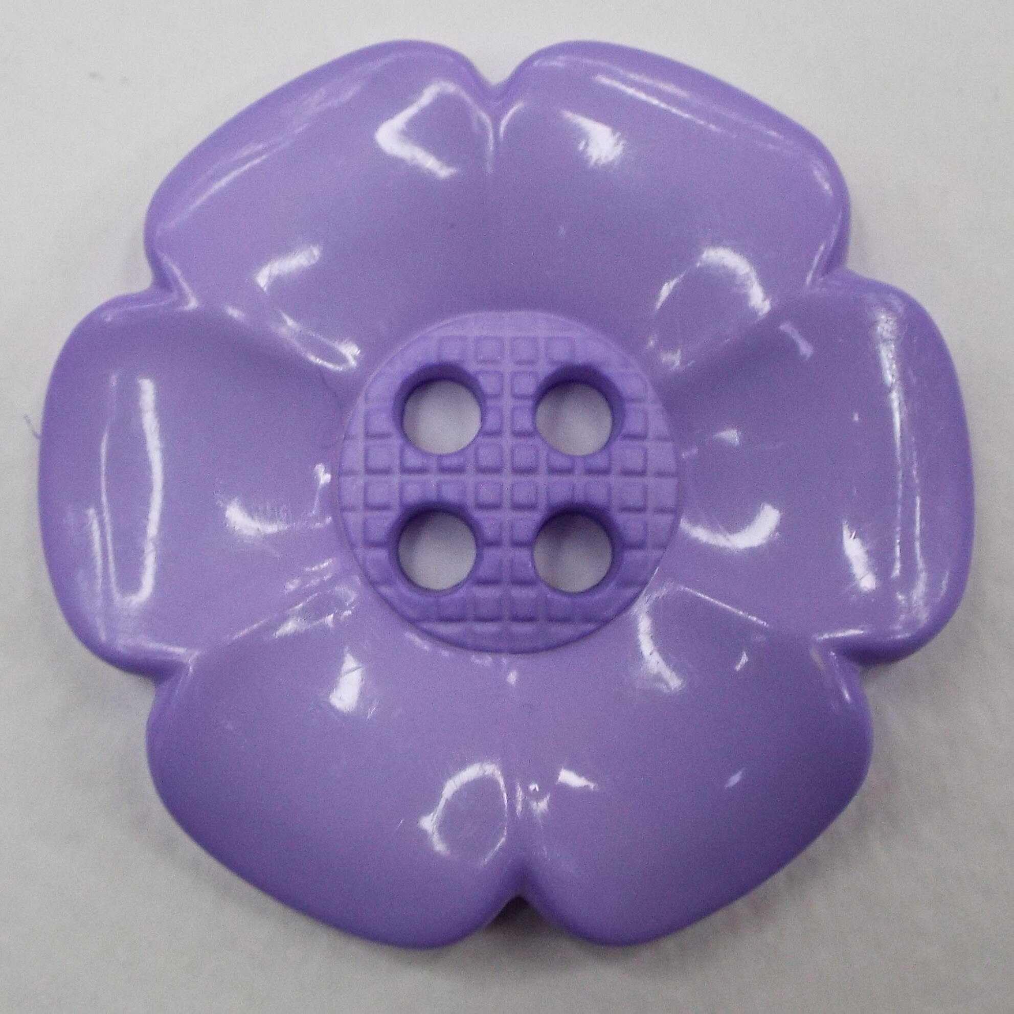 Extra Large Daisy Flower Buttons 60mm Jumbo Big Clown 16 Color Buy 2 4 Or 8 580D, Lavender, Pack of 4