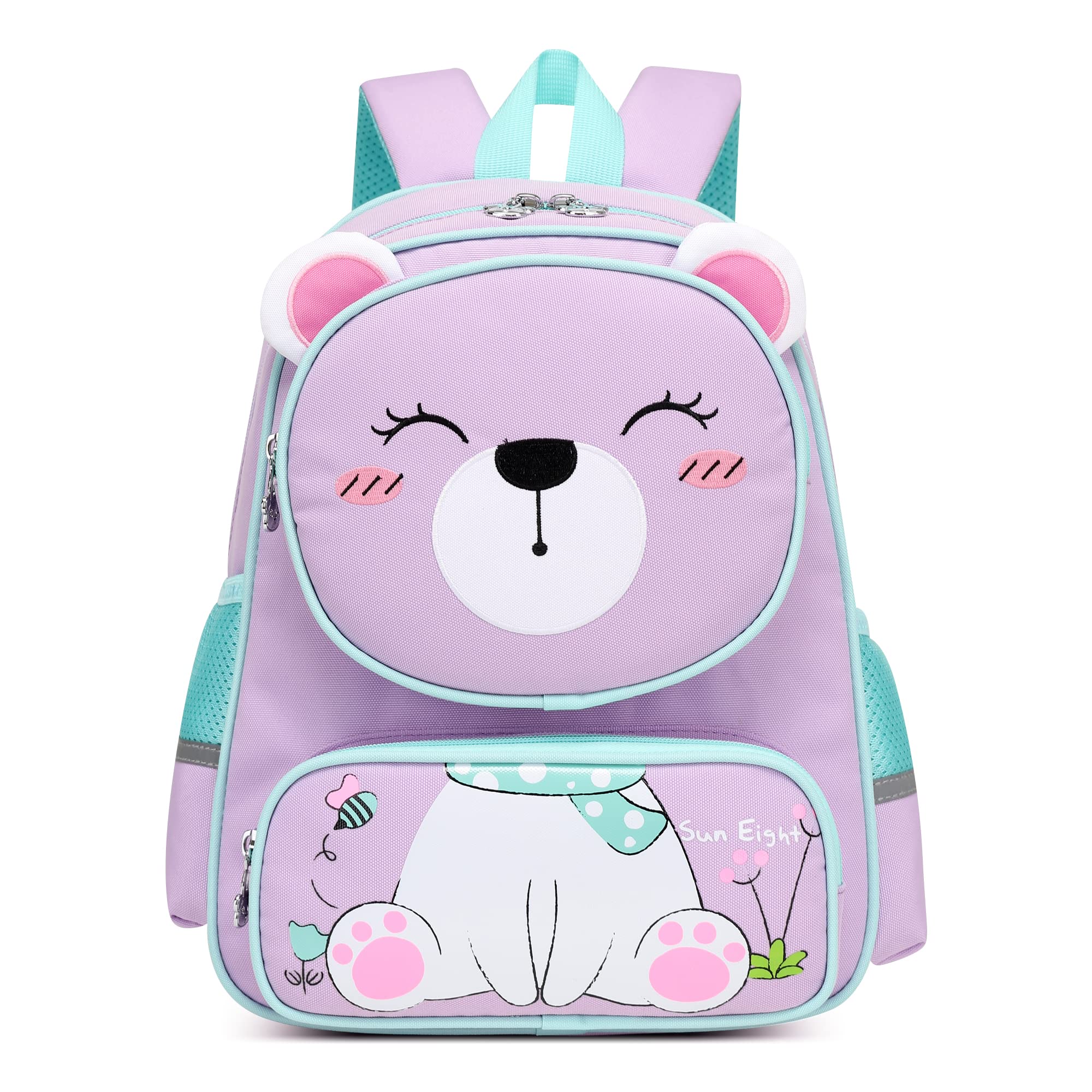 22L Little Bear Backpack for Girls 3-9 Years:Waterproof 3D Cartoon Toddler & Preschool Bookbag,Large Capacity School Bag for Kindergarten,Travel Backpack(Little Bear)