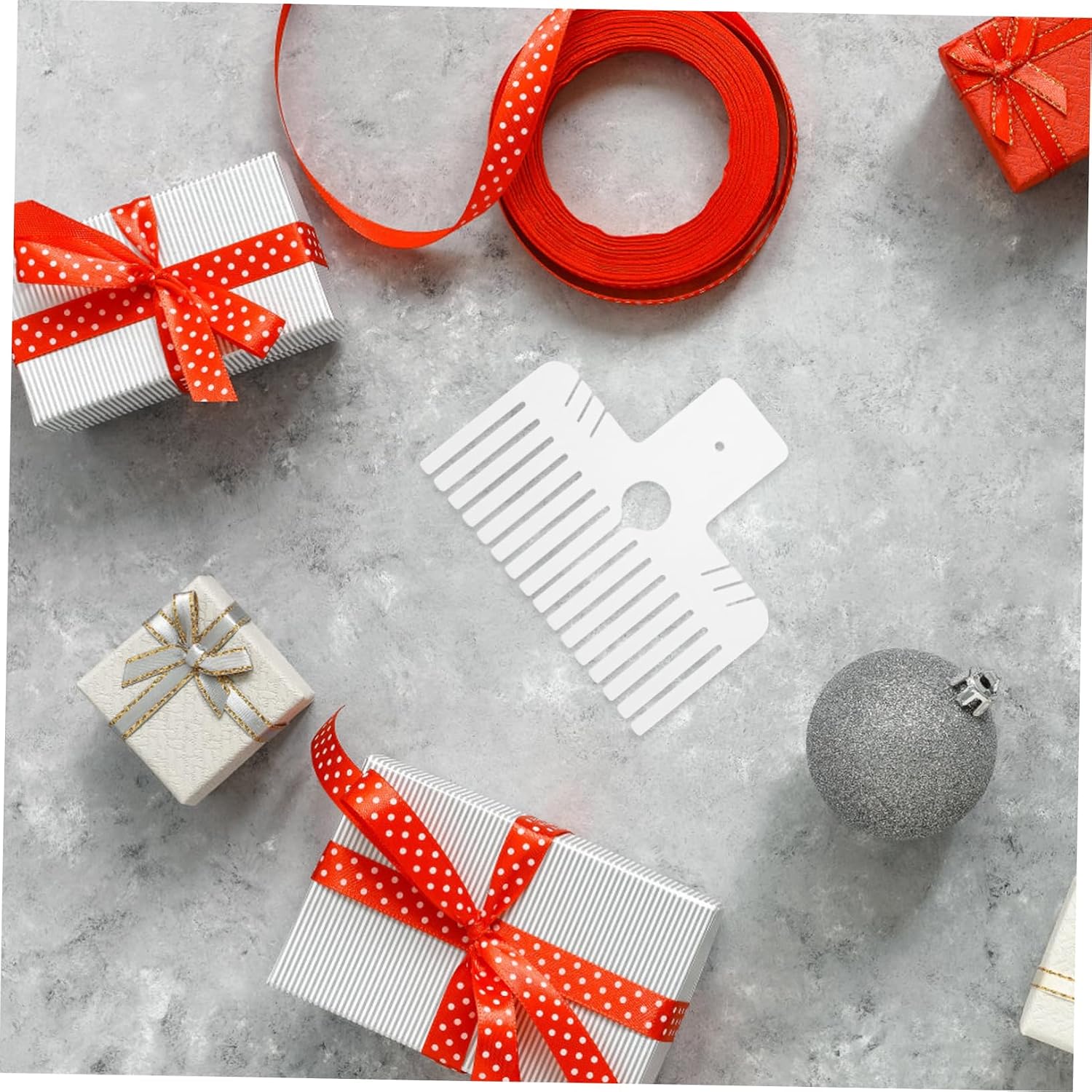 Multi Functional Bow Making Tool Durable Plastic Ribbon Wreath Maker for Easy DIY Bows for Decorations and All Occasions with Handle