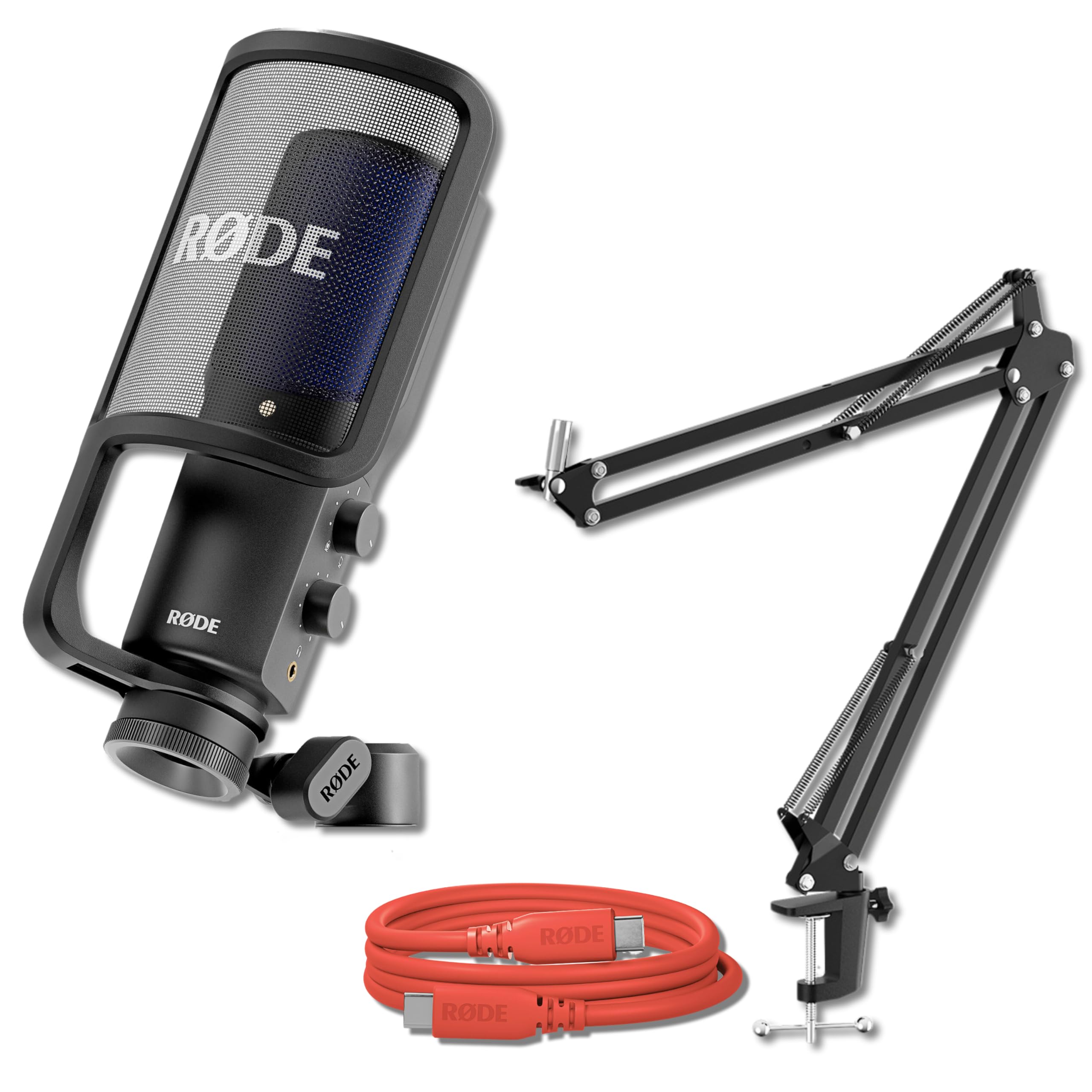Amazon.com: Rode NT-USB+ USB Condenser Microphone with Rode SC27