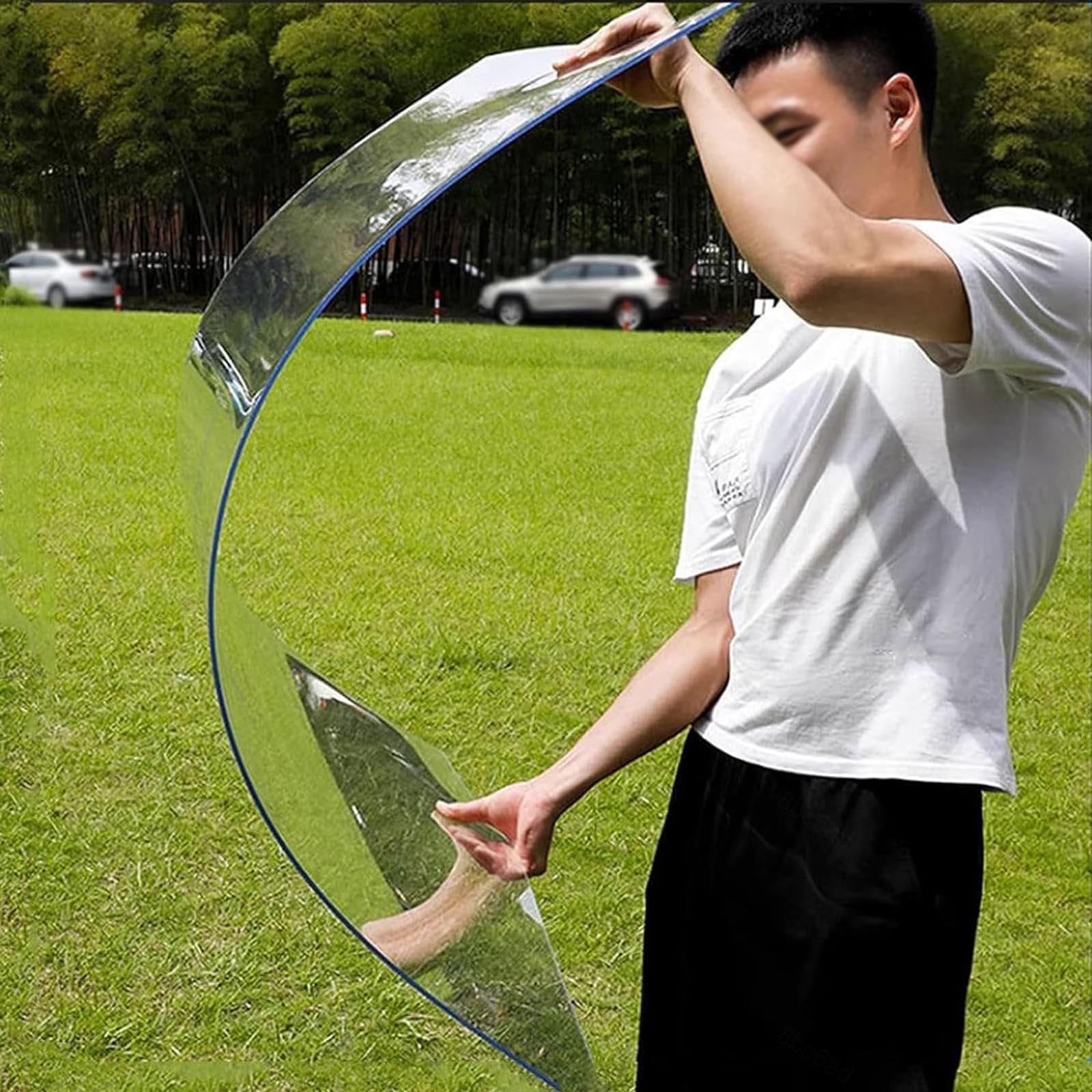 Polycarbonate Greenhouse Panels - 1mm Thick, Clear, UV Protected, 60cm X 200cm, For Roofing, Canopy, Cold Frame, DIY
