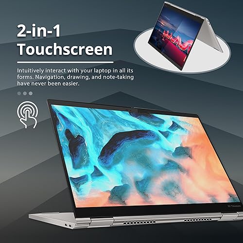 Miniatura 4 de LENOVO Thinkpad X1 Yoga 13.5" 2 en 1 2K Touch Business Laptop, Intel Core i7-1160G7, 16GB RAM, 512GB SSD, teclado retroiluminado, lector de huellas