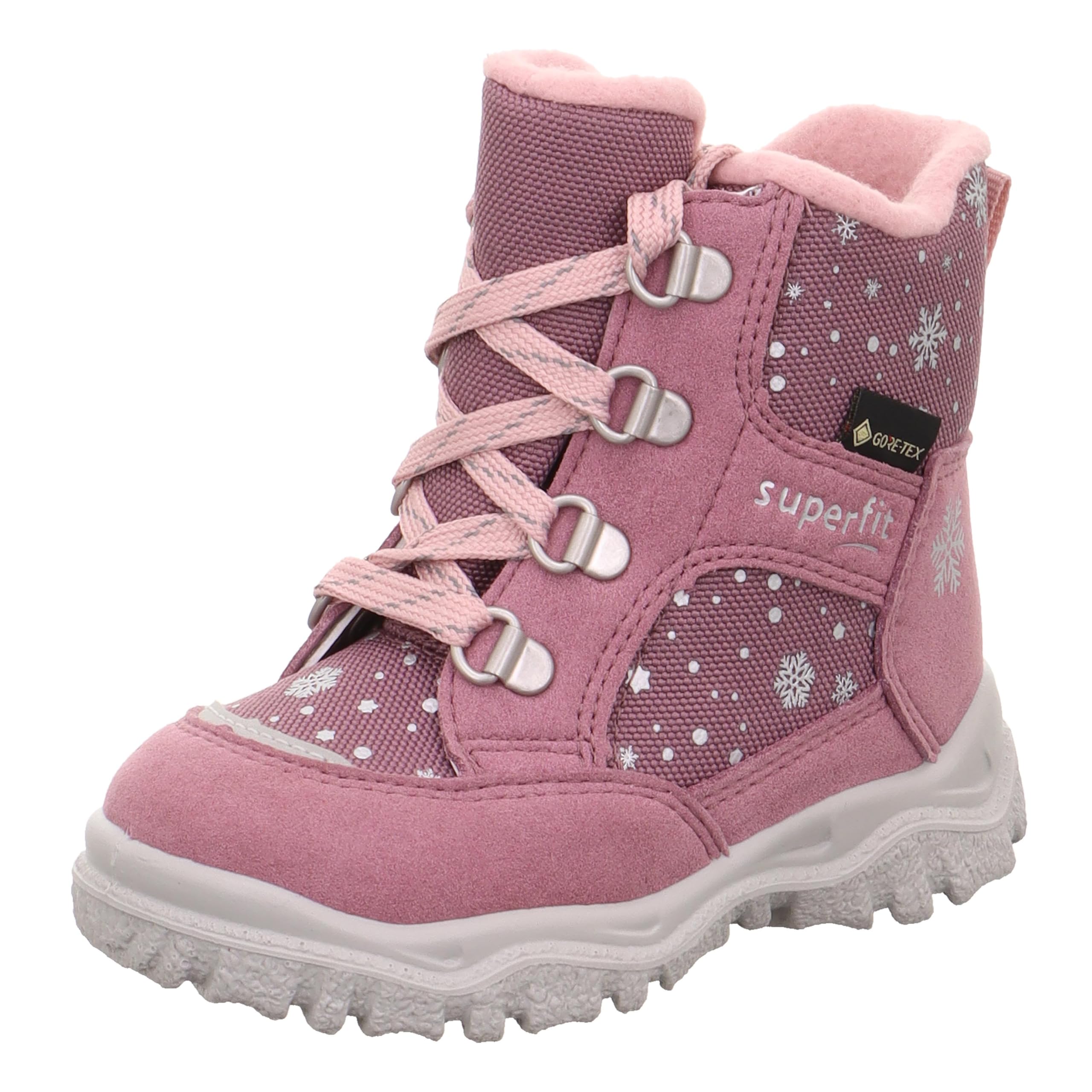 Superfit Girl's HUSKY1 warm gefütterte Gore-Tex Stiefel, LILA/ROSA 8500
