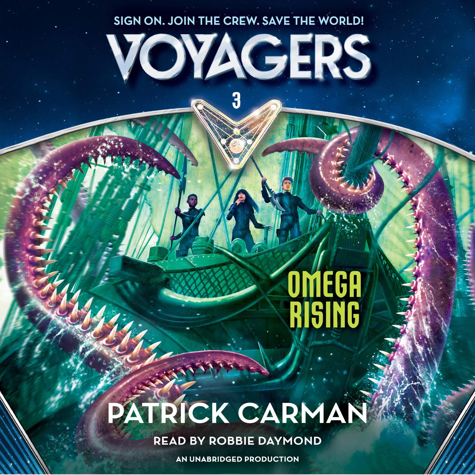 Cover art for Voyagers: Omega Rising (Book 3)
