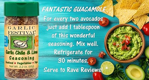 Miniatura 5 de Garlic Festival Foods Chili & Lime Ajo Condimento 2.2 oz