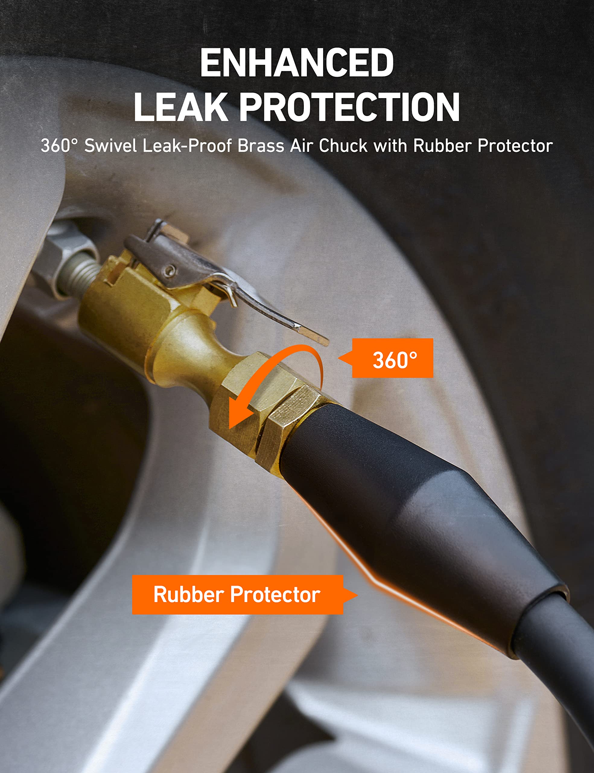 AstroAI Digital Tire Inflator with Pressure Gauge 230PSI