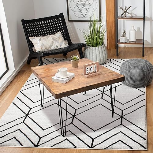 Miniatura 7 de Warmaxx Mesa de centro cuadrada de madera de pino recuperada, 27 x 27 x 15 pulgadas de alto, de madera rústica maciza, para sala de estar, mesa