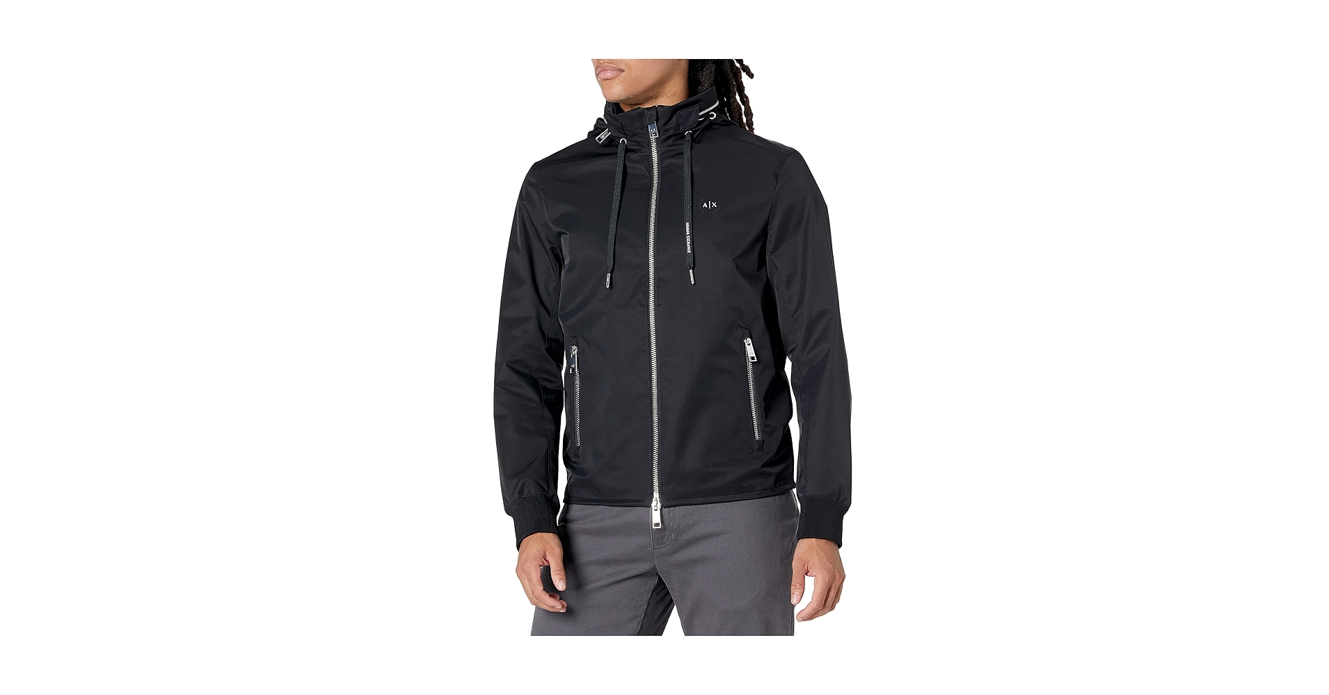 ジャケット・アウター regleam DRAWSTRING HOODIE BLOUSON NONAME WINDRUNNER JKT UX 22 jacket, Unisex, Black | Jackets