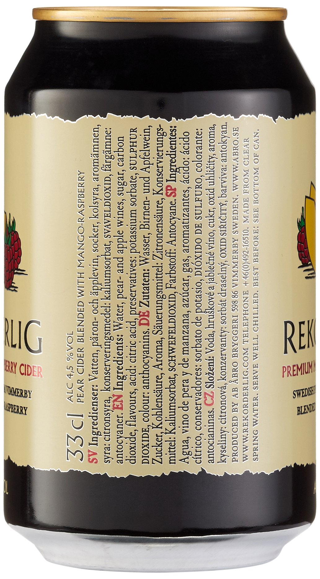 Rekorderlig Mango - Himbeer Cider 24 x 0.33 l