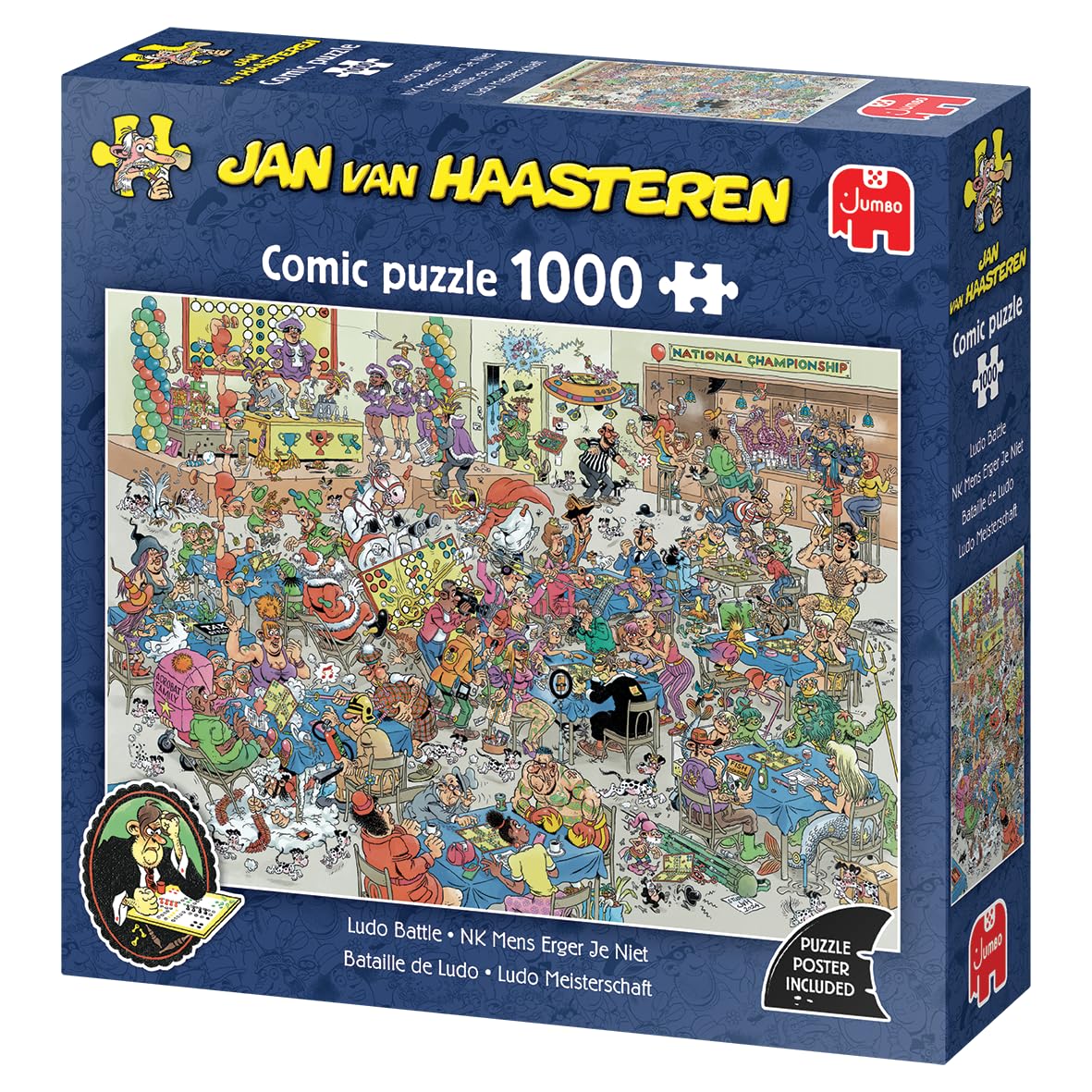 Jan van Haasteren - Mensch ärger dich nicht - Puzzle 1000 Teile