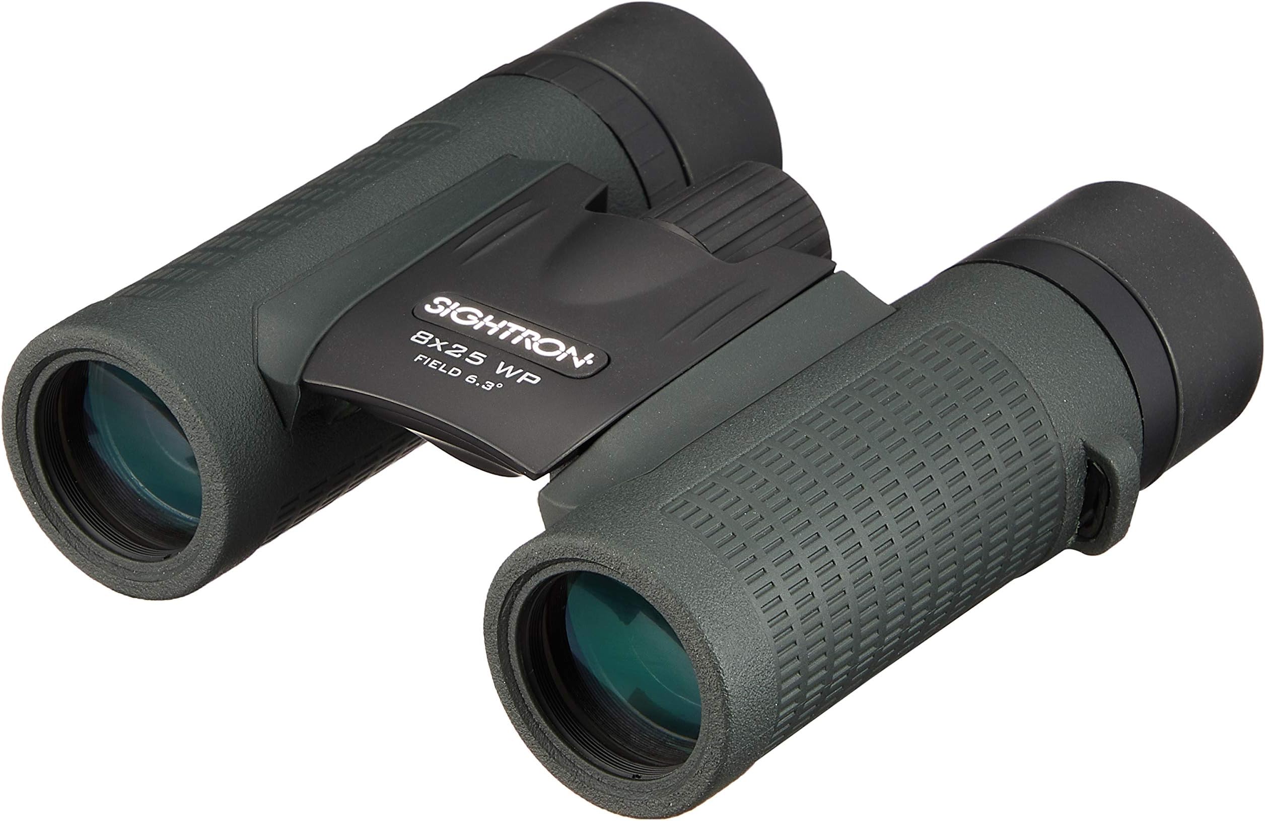 SIGHTRON 63056 SII Series Binoculars 8x25mm, Green Rubber Finish