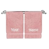 Luxury Hotel & Spa Decorative Towel, 100% Turkish Cotton 750+ GSM, Personalized Monogrammed Gift, for Bathroom, Gym, and Kitchen, Soft Hand Towel 16