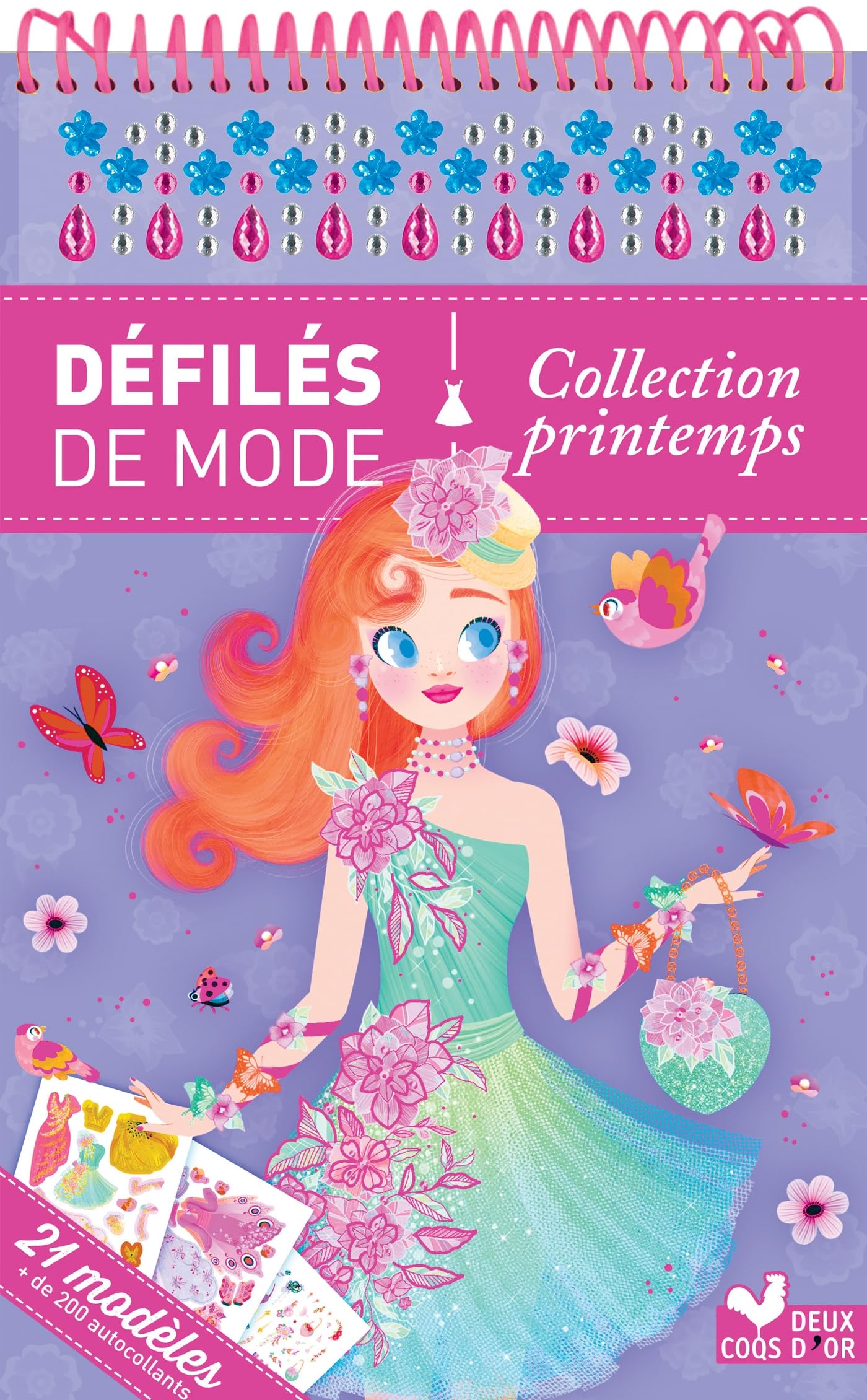 Défilés de mode - Collection printemps: 21 modèles + de 200 autocollants