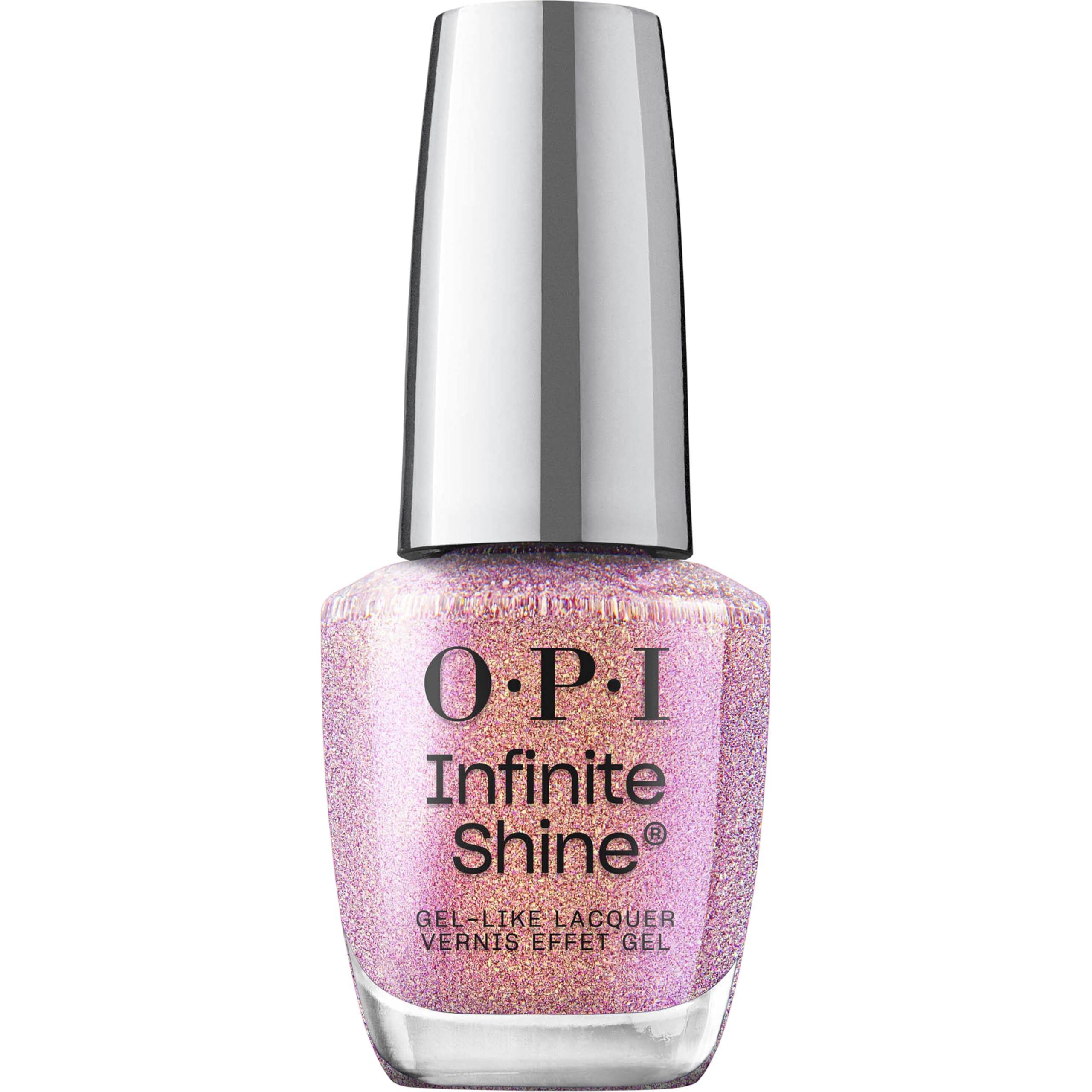 O.P.I Infinite Shine Pinkish Delight 15 ml Nail Paint | Pink Shimmer Long Wear Gel Like Nail Polish for Women | OPI Holiday Collection '25-image-12