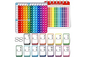 Multiplication Flash Cards and Pop Fidget Chart