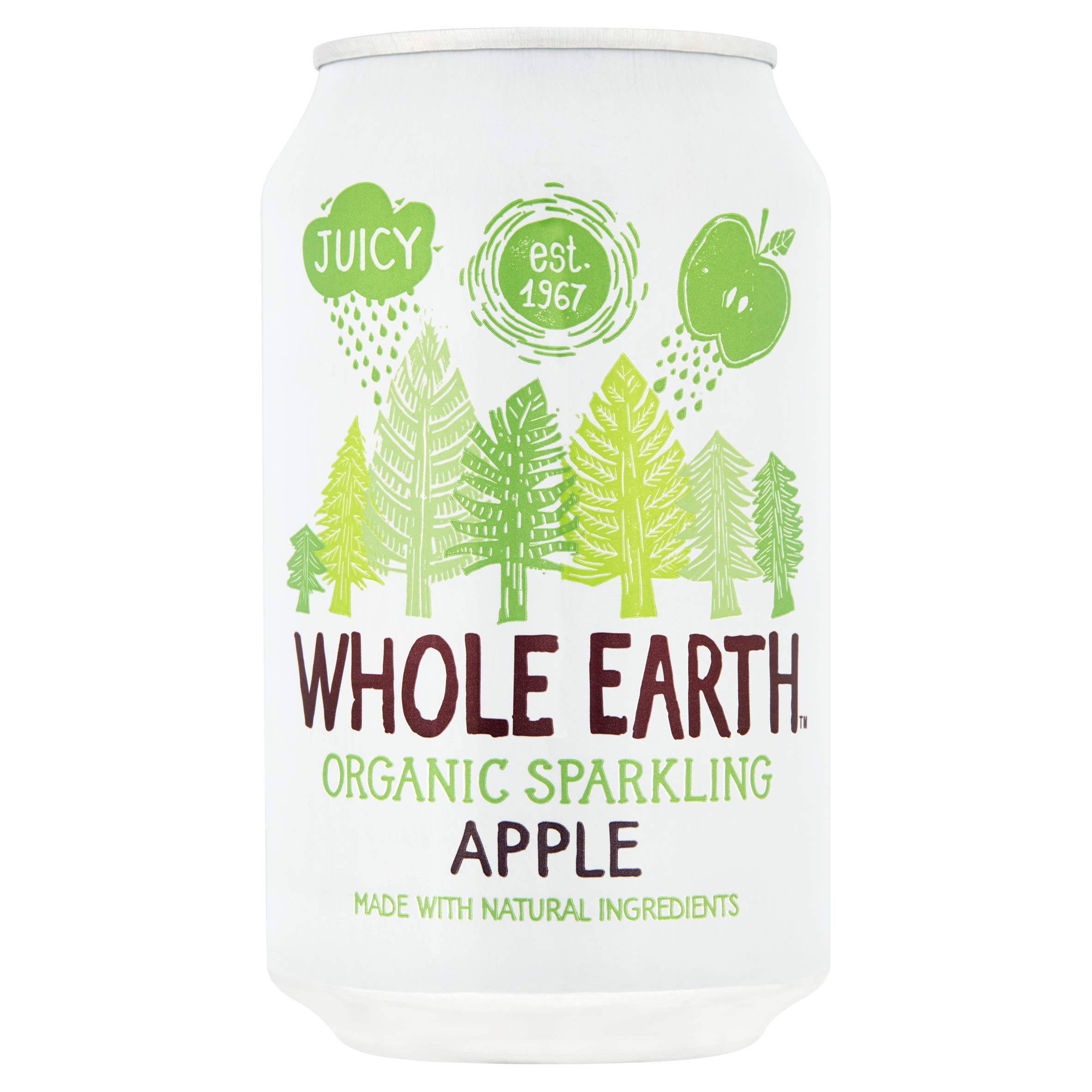 Whole Earth Refresco De Manzana Bio, 330 Ml