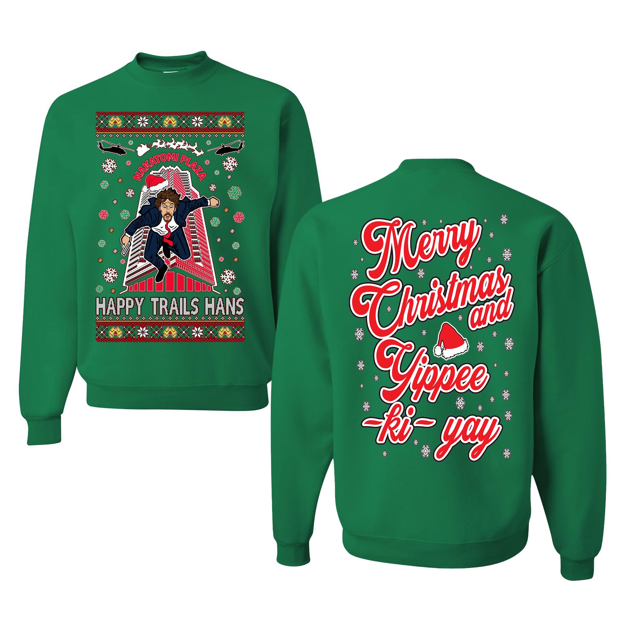 wild custom apparelNakatomi Plaza Hans Gruber Trails Party 1988 Collection Front and Back