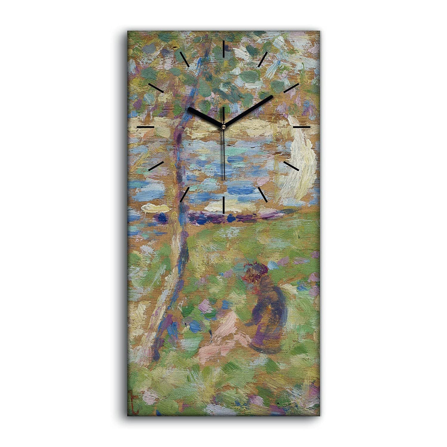 Horloge sur toile sans bruit horloge silencieuse pour retrouver le sommeil