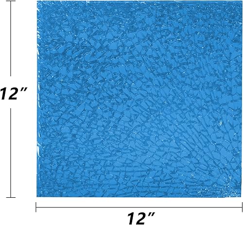 Miniatura 8 de GASPRO Vidrio de fuego de 10 libras para hoguera de propano, rocas decorativas de vidrio para chimenea de 12 pulgada para mesa de hoguera, turquesa