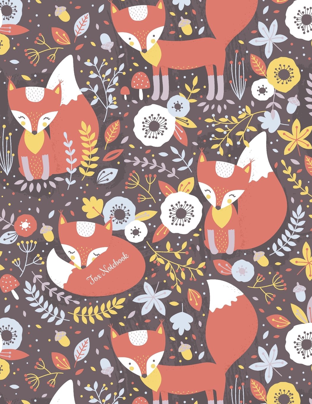 Fox Notebook: Journal for Girls Kids & Women to Write In & Doodle: Large 8.5"x11" Notebook with 110+ Lined & Blank Pages: Volume 3 (Notebooks for Kids)