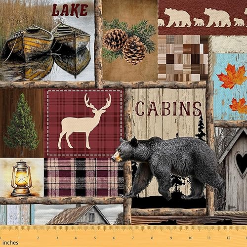 Miniatura 49 de Feelyou Tela de flores Groovy por Yarda - Tela de tapicería retro floral bohemio para coser manualidades, flores hippie de los años 70, decoración