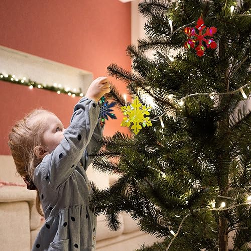 Miniatura 6 de DoreenBow Moldes holográficos de copo de nieve para resina de Navidad, moldes de resina de Navidad, moldes de resina epoxi para resina de bricolaje