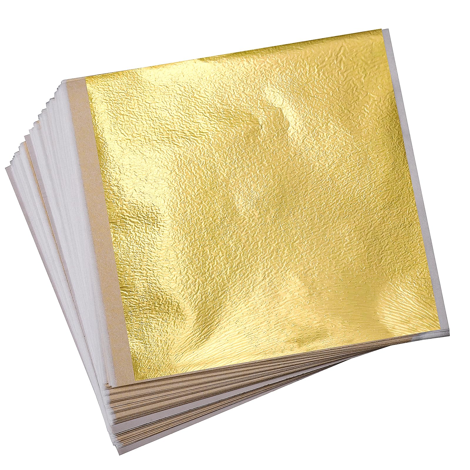 Zeeorymn Foglie D'Oro Imitazione, 100 Pezzi, 8 Cm X 8,5 Cm, Per